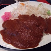 たくあん・牡丹亭 - ビフテキカレー