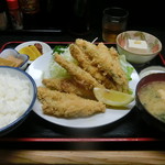 太田や食堂 - ししゃもフライ定食