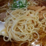 中華そば さかうち - 麺はこんな感じ