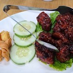 NO SIGNBOARD SEAFOOD Restaurant - ハニーソースポークリブ　20ドル