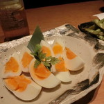 koshitsuizakayatoukyoukunseigekijou - 燻製の半熟卵
