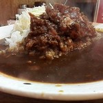 キッチン南海 - カツカレー大盛　ホリゾンタルアングル