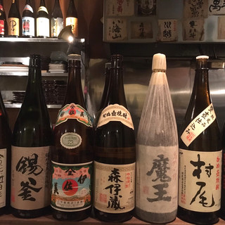 We have a large selection of premium shochu◎