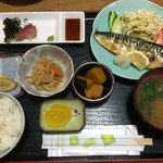 味処 きっ幸 - 鯖塩焼き定食 750円