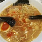 つけ麺 丸和 名駅西分店 - 一味投入