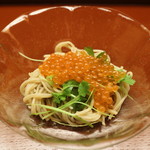 木山 - お凌ぎ　手打ち蕎麦　鱒子　三つ葉