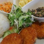 Machitsunagaru Akari Shokudou - 甘酒コーンクリームコロッケ定食　980円