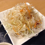 中華料理 長安 - 定食のサラダ