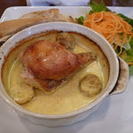 ビストロ　シェブン - プレロティランチ（鶏のオーブン焼　カレー風味クリームソース）