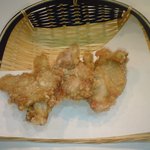 らーめん川藤屋 - 唐揚げ定食の唐揚げ