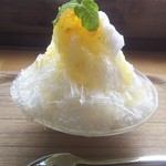 つちのこカフェ - 生ゆずかき氷 690円