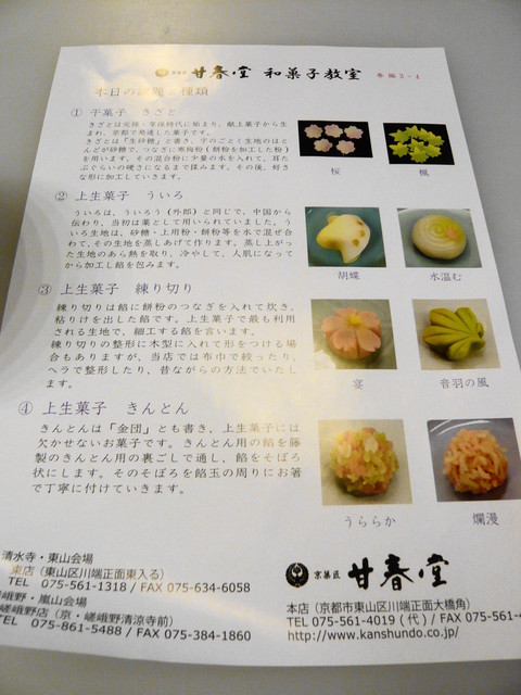 和菓子作り体験楽しかったぁ 甘春堂 東店 By ｄｉｖｏ 甘春堂 東店 かんしゅんどう 七条 和菓子 食べログ