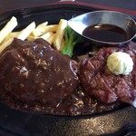 Nikuno Mansei - ハンバーグと国産牛カットステーキ