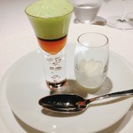 レフェルヴェソンス - ハロー〜毛蟹、ピーマン、茴香／かぼすと日本酒