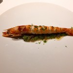 レフェルヴェソンス - 南風〜クルマエビの乳清ポシェ、胡瓜と青柚子のヴィネグレット、本枯れ節の詰め