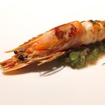 レフェルヴェソンス - 南風〜クルマエビの乳清ポシェ、胡瓜と青柚子のヴィネグレット、本枯れ節の詰め