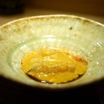 東麻布 天本 - 牡丹海老紹興酒漬け（赤うに）