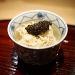 東麻布 天本 - オホーツク毛蟹とキャビア