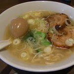 麺食堂杜屋 - 塩ラーメン(＋味付玉子)