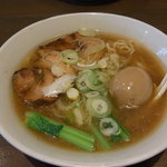 麺食堂杜屋 - 醤油ラーメン(＋味付玉子)
