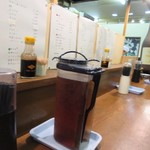 一魚一栄 - また営業時間も市場の中のお店とあって朝食の時間から営業されてるので朝から観光客からも大人気です。
      
      この日私は一人だったのでカウンターを使って食事です。