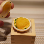 SUGALABO - 末富の最中に長崎のからすみ