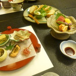 Shirakabesou - 晩ご飯。パンにもワサビ