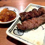 Ganso Yakitori Kushi Hacchin - 牛ハラミ串