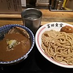 松戸中華そば 富田食堂 - 「濃厚半熟味玉つけ麺です