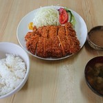 Nakayoshi Shokudou - ジャンボチキンカツ定食（柚子塩）