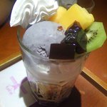 カフェ 風車 - 黒ゴマパフェ