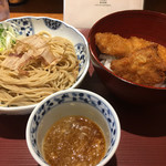 麺 みつヰ - おろしそば（350円）＆ソースカツ丼（350円）