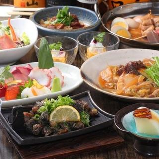 旬の食材を利用した歓送迎会飲み放付きコース♪