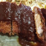 Tonkatsu Tonki - ランチみそとんかつ定食のかつ