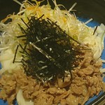 手延べうどん 水山 - ピリ辛肉ネギうどん 980円