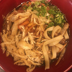 うどん そば 壺屋 - 天ぷらきしめん ¥440- (2017.8.24)