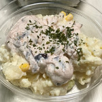 ナカタニブロスデリ - ポテトサラダ　明太子キノコクリーム（小）220円（税込）