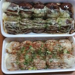 Takoyaki Ecchan - 上：激辛  下：塩ポン酢味