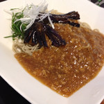 冷やしナスのそぼろあんかけ