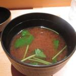 鮨 いし黒 - 赤だし