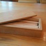 まん作 - 箸箱オープン