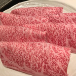 Shabushabu Kan - （コース・しゃぶしゃぶ）黒毛和牛霜降り A5。