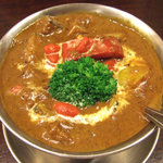 トマト - 仔牛のミルクカレー(1575円)＋野菜入り