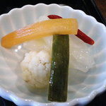 72763 - 野菜の甘酢漬け（前菜３品）