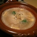 要庵 西富家 - 若筍、菜の花、稚鮎の唐揚の鍋