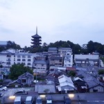 飛鳥荘 - 部屋から興福寺の五重塔が…