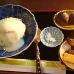 不動茶屋 - 青ばた豆腐