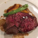 らんぷ亭 - 諸塚の巨大雄の夏鹿のロースト