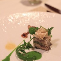 E.Bu.Ri.Ko - アミューズのきのこ・なす・鰯・ポテト等のミルフィーユ