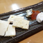 鮨松榮 - チーズ盛合わせ